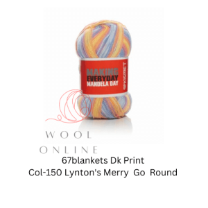 67BLANKETS PRINT DK -150 LYNTON'S MGR