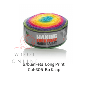 67BLANKETS LONG PRINT DK -305 BO KAAP