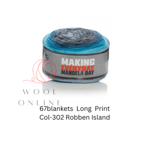 67BLANKETS LONG PRINT DK-302 ROBBEN ISLAND