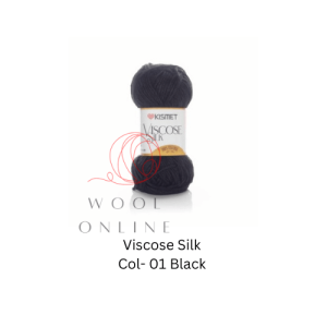 VISCOSE SILK -01 -BLACK