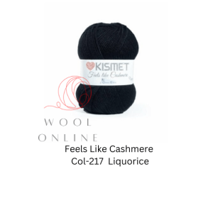 FEELS LIKE CASHMERE -217-LIQUORICE