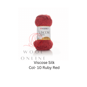 VISCOSE SILK -10 -RUBY RED