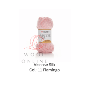 VISCOSE SILK -11 -FLAMINGO