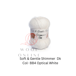 SOFT & GENTLE BABY SHIMMER-BB4 -WHITE
