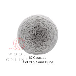 67BLANKETS CASCADE BULKY -209 SAND DUNE