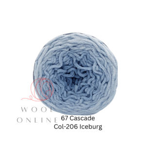 67BLANKETS CASCADE BULKY-206 ICEBERG
