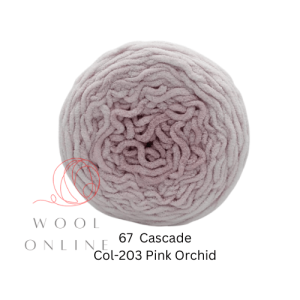67BLANKETS CASCADE BULKY -203 PINK ORCHID