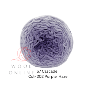 67BLANKETS CASCADE BULKY -202 PURPLE HAZE