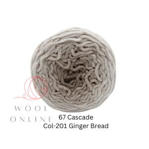 67BLANKETS CASCADE BULKY -201 GINGERBREAD
