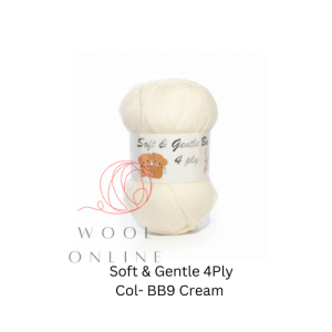 SOFT & GENTLE 4PLY-BB9 -CREAM
