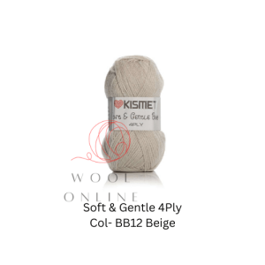 SOFT & GENTLE 4PLY-BB12 -BEIGE