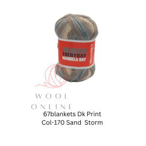 67BLANKETS PRINT DK -170 SAND STORM