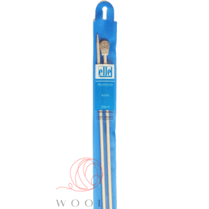 ALUMINIUM KNITTING NEEDLES (30CM) =5mm-5.5mm