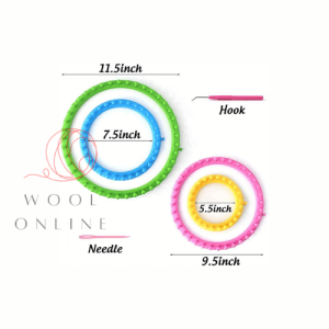 ROUND KNITTING LOOM -SET OF 4