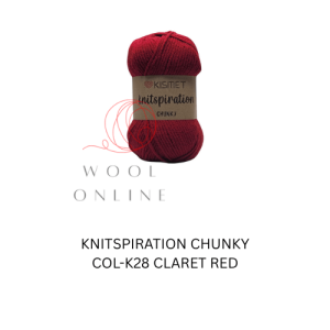 KNITSPIRATION CHUNKY COL-K28-CLARET RED