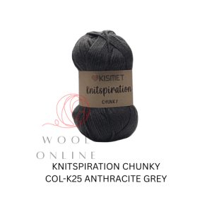 KNITSPIRATION CHUNKY COL-K25-ANTHRACITE GREY