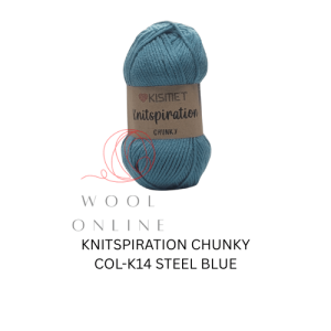 KNITSPIRATION CHUNKY COL-K14-STEEL BLUE