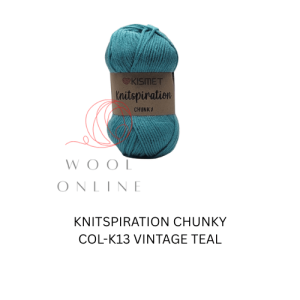 KNITSPIRATION CHUNKY COL-K13-VINTAGE TEAL