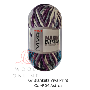 67 BLANKETS VIVA PRINT BULKY -P04-ASTROS