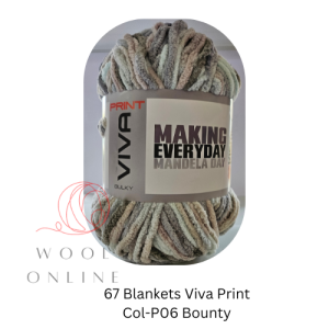 67 BLANKETS VIVA PRINT BULKY -P06-BOUNTY