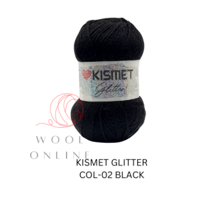 KISMET GLITTER COL-02-BLACK