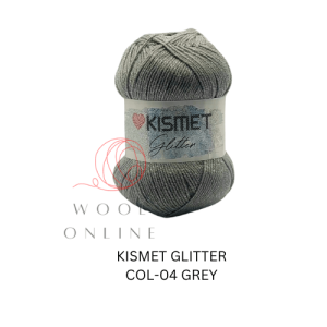 KISMET GLITTER COL-04-GREY