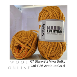 67 BLANKETS VIVA COL-26-ANTIQUE GOLD