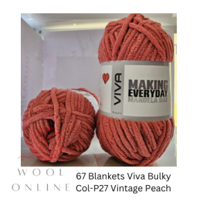 67 BLANKETS VIVA COL-27-VINTAGE PEACH