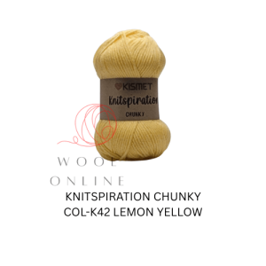 KNITSPIRATION CHUNKY COL-K42-LEMON YELLOW