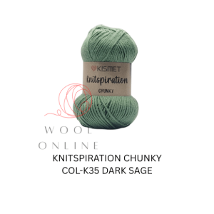 KNITSPIRATION CHUNKY COL-K35-DARK SAGE