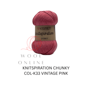 KNITSPIRATION CHUNKY COL-K33-VINTAGE PINK