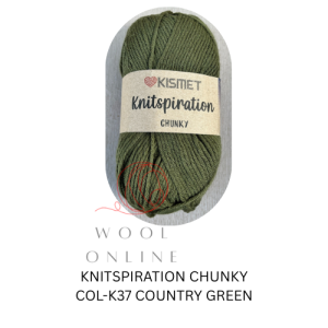 KNITSPIRATION CHUNKY COL-K37-COUNTRY GREEN