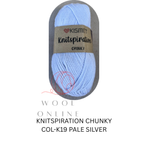 KNITSPIRATION CHUNKY COL-K19-PALE SILVER