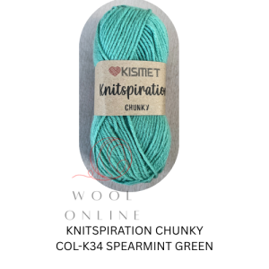KNITSPIRATION CHUNKY COL-K34-SPEARMINT GREEN