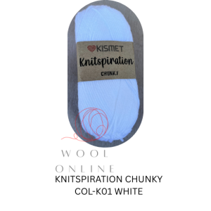 KNITSPIRATION CHUNKY COL-K01-WHITE