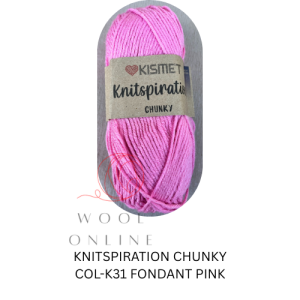 KNITSPIRATION CHUNKY COL-K31-FONDANT PINK