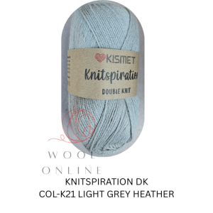 KNITSPIRATION DK COL-K21-LIGHT GREY HEATHER