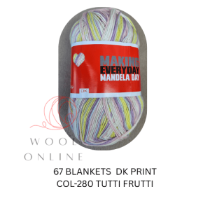 67BLANKETS PRINT DK -280 TUTTI FRUTTI