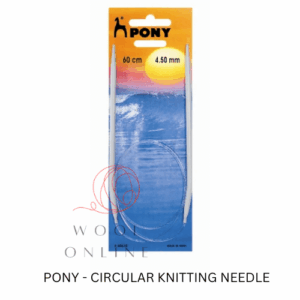 ALUMINIUM CIRCULAR KNITTNG NEEDLE (80CM) =2.25MM [1-235]